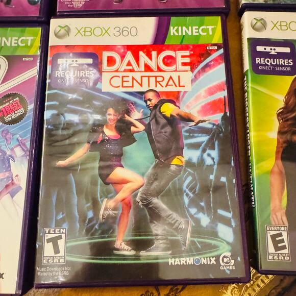 XBOX 360 Kinect Video Games Sports Adventures Workout Dance Working Bundle of 6 - Picture 6 of 7